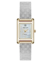 Anne Klein Women's Quartz Two-Tone Stainless Steel Mesh Watch, 20mm