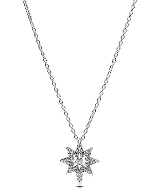 Pandora Silver North Star Pendant Necklace