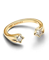 Pandora Gold-Plated Shooting Stars Open Ring