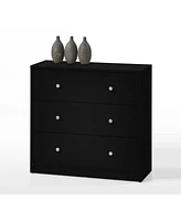 Slickblue Contemporary 3-Drawer Chest for Modern Bedroom Storage and Organization