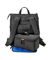 MinkeeBlue Convertible Organizational Amber Backpack with Lunch Bag