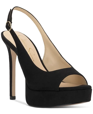 Jessica Simpson Women's Sibilla Slingback Platform Stiletto Pumps