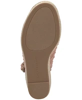 Lucky Brand Women's Cyrila Floral Slingback Peep-Toe Espadrille Wedge Sandals