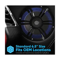 Pyle 6.5" Single Voice Coil Car Subwoofer, 150 Watts, 4-Ohm