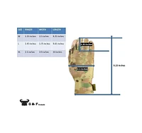 G & F Products G & F Lightweight Camo Hunting Gloves, Touchscreen, Anti-Slip Grip, All-Season, Flexible, Durable