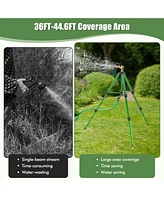 Mecale Impact Sprinkler on Tripod Base Set of 2 with 360 Degree Rotation