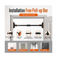 Squatz Pull-Up and S-Type Push-Up Bars for Strength Training and Home Workouts