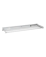 Rev-a-Shelf Pullout Dish Towel Bar Under Kitchen Cabinet 3 Prong, White 563-47 C