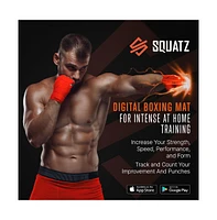 Squatz Portable Boxing Mat With Digital Counter, Punch Strength Training
