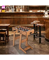 Kuyotq 27 Inch Indoor Folding Christmas Gift Foosball Table