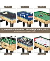 Kuyotq 10-in-1 Multi Combo Game Table Set for Home