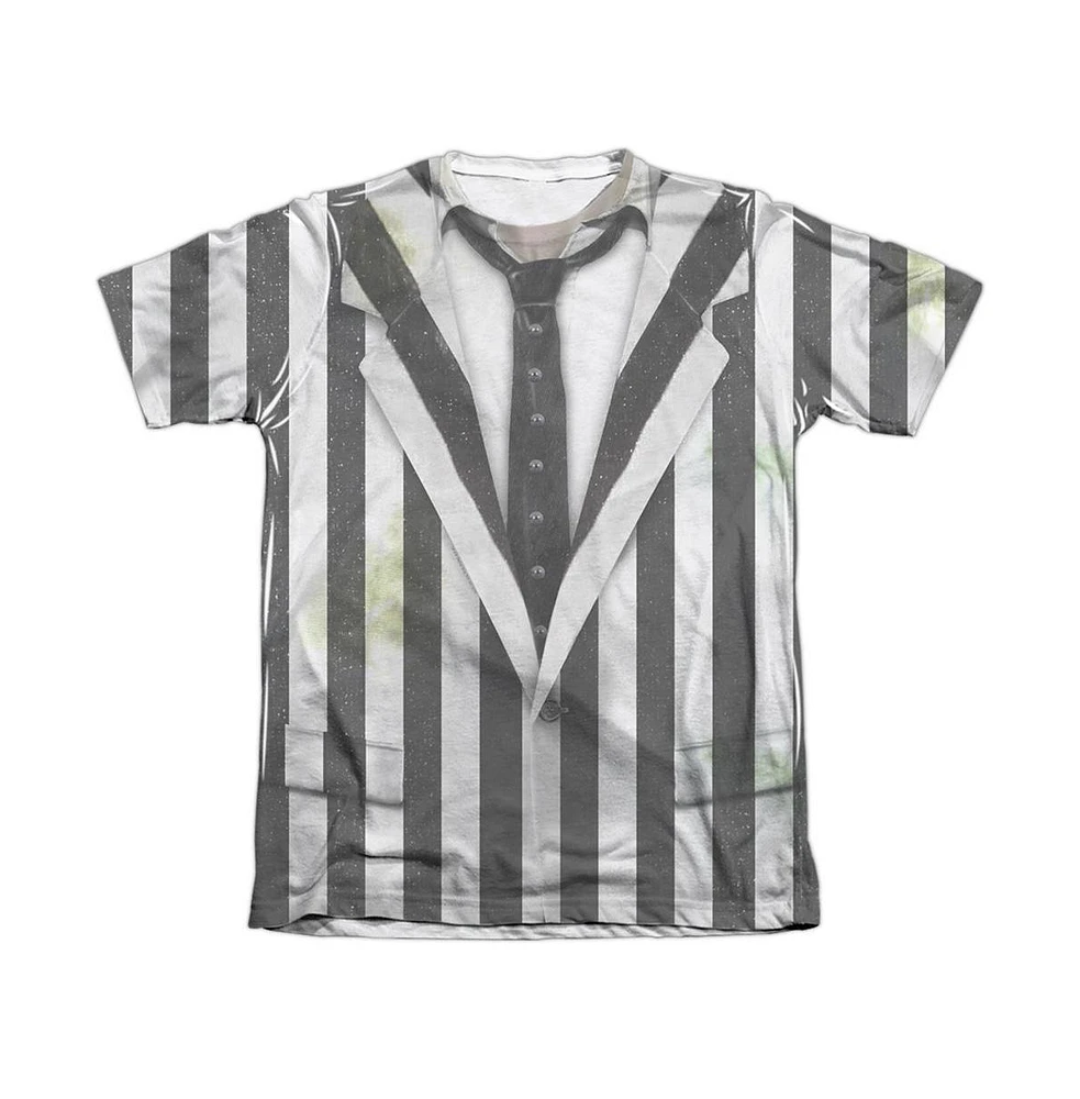 Beetlejuice Mens Suit Adult Poly/Cotton Short Sleeve Tee / T-Shirt