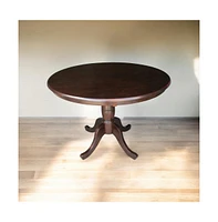 Slickblue Round 36-inch Solid Wood Kitchen Dining Table