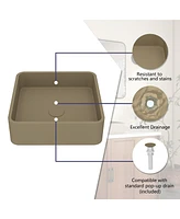 Casainc Square Vessel Bathroom Sink