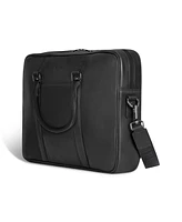 Champs Onyx Collection Leather Slim Briefcase