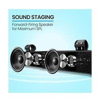 Pyle 24" Powered Atv/Utv Soundbar System with Bluetooth & Led Lights