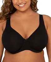 Fit for Me by Fruit of the Loom Women's 2-Pack Beyond Soft Cotton Unlined Underwire Bra