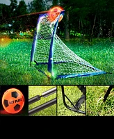 Net Playz Light Up Glow-in-the-Dark Soccer Ball and Goal Gift Set