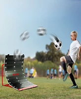 Net Playz Kick and Roll Soccer Return Ramp Rebounder
