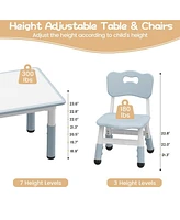 gaomon Adjustable Kids Table & 4 Ergonomic Chairs Set