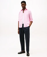 Tommy Hilfiger Men's Regular-Fit Flex Gingham Check Button-Down Poplin Shirt
