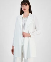 Kasper Women's Draped Open-Front Jacket