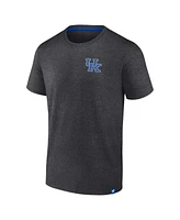 Fanatics Men's Heather Charcoal Kentucky Wildcats Iconic T-Shirt