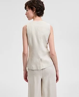 And Now This Women's Sleeveless Double-Button Vest, Exclusively at Macy's