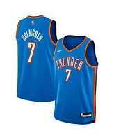 Nike Big Boys and Girls Chet Holmgren Blue Oklahoma City Thunder Swingman Jersey - Icon Edition