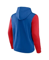 Fanatics Men's Royal/Red Buffalo Bills Outline Pullover Hoodie