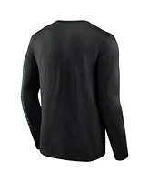 Fanatics Men's Black New York Jets Vision Long Sleeve T-Shirt