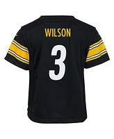 Nike Preschool Russell Wilson Black Pittsburgh Steelers Player Game Jersey