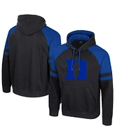 Colosseum Men's Black Duke Blue Devils Todd Raglan Pullover Hoodie