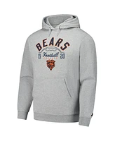 Starter Men's Heather Gray Chicago Bears Pullover Hoodie