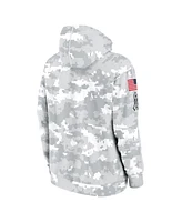 Nike Big Boys and Girls White/Gray Tennessee Titans 2024 Salute to Service Pullover Hoodie