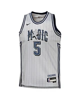 Nike Big Boys and Girls Paolo Banchero Silver Orlando Magic 2024/25 Swingman Player Jersey - City Edition