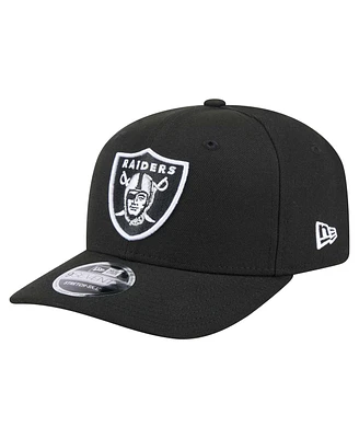 New Era Men's Black Las Vegas Raiders 9SEVENTY Stretch-Snap Hat