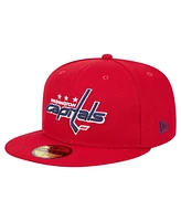 New Era Men's Red Washington Capitals Core 59FIFTY Fitted Hat