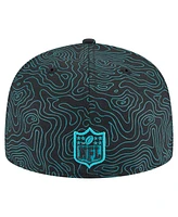 New Era Men's Black Miami Dolphins Geo 59FIFTY Fitted Hat