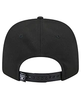 New Era Men's Black Las Vegas Raiders 9SEVENTY Stretch-Snap Hat