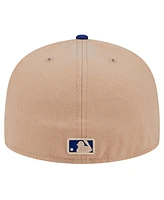 New Era Men's Khaki Los Angeles Dodgers 59FIFTY Fitted Hat