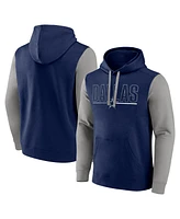 Fanatics Men's Navy Dallas Cowboys Big Tall Outline Pullover Hoodie