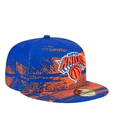 New Era Men's Blue York Knicks Tip-Off 59FIFTY Fitted Hat