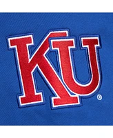 Mitchell & Ness Men's Royal Kansas Jayhawks Chain stich Fleece Pullover Hoodie