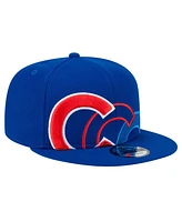 New Era Men's Royal Chicago Cubs Team Shadow 9FIFTY Snapback Hat