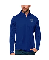 Antigua Men's Royal Memphis Tigers Tribute Quarter-Zip Top