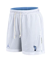 Jordan Men's White/Carolina Blue North Carolina Tar Heels Primetime Reversible Shorts