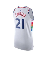 Nike Men's Joel Embiid White Philadelphia 76ers 2024/25 Authentic Player Jersey - City Edition