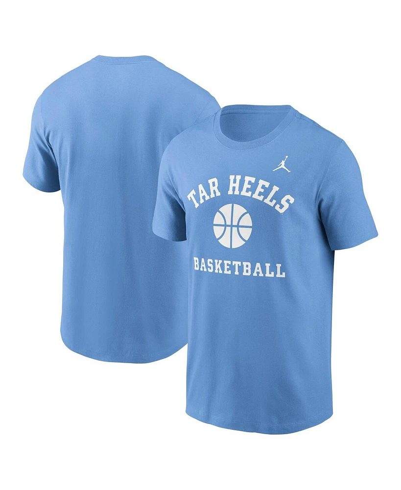 Jordan Men's Carolina Blue North Carolina Tar Heels Basketball Icon T-Shirt