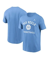 Jordan Men's Carolina Blue North Tar Heels Basketball Icon T-Shirt